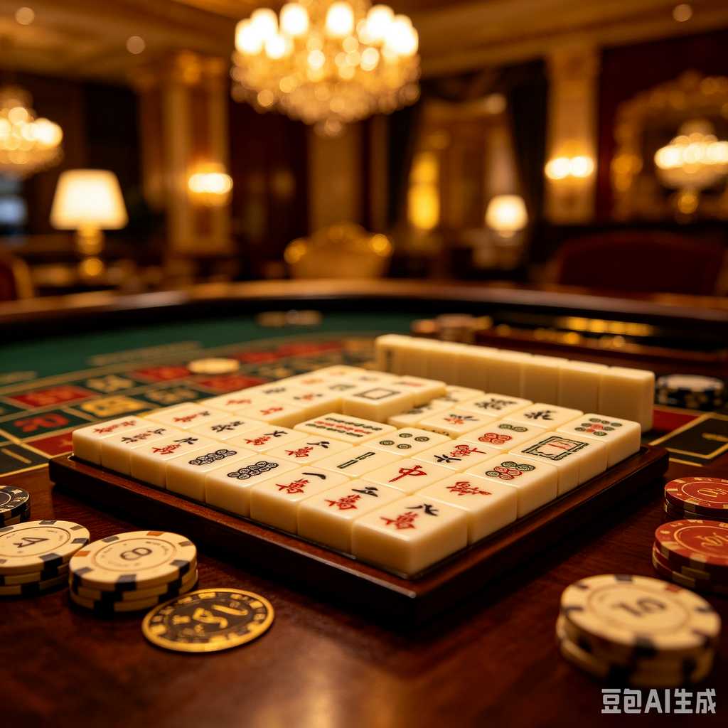 mahjong set with storage case